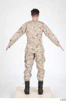  Photos Army Man in Camouflage uniform 11 21th century Army Desert uniform whole body 0006.jpg